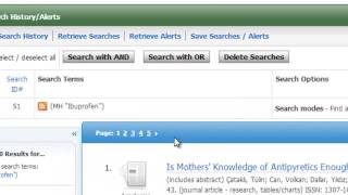 Cinahl Ebsco Full Search