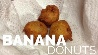 HOW TO MAKE BANANA DONUTS | BONELOS AGA | COOK WITH ME