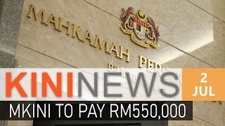 #KiniNews: Malaysiakini's appeal denied, ordered to pay RM550,000