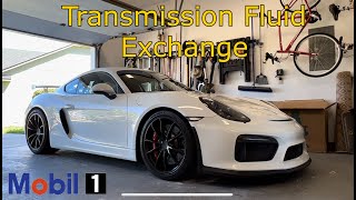 Swapping transmission fluid - 981 Porsche Cayman GT4