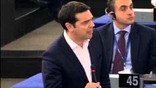 Tsipras Closing Speech at the EU Parliament Strasbourg - English