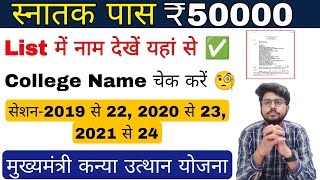 kanya utthan yojna graduation pass 2024, mukhyamantri kanya utthan yojna apply online bihar 2024