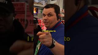 Menards Employee Threatens Me!