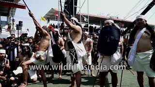 A dance in celebration of a head taken in a raid! Ral lu lam at Chapchar kut Spring Festival 2023