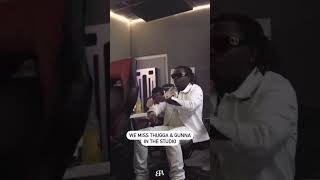 Gunna with young thug - south to west (studio session)