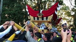 2017年 三木大宮八幡宮 秋祭り 本宮 下町屋台宮入り