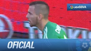 Paradón de Jaume al detener un penalti a Saúl Berjón
