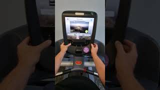 Precor P82 Console touch screen calibration procedure.