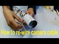 How to re-wire a broken Hikvision camera cable (RJ45)