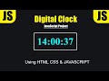 ⏰ Build a Digital Clock Using HTML, CSS & JavaScript: Easy Coding Project for Beginners | MZCode01