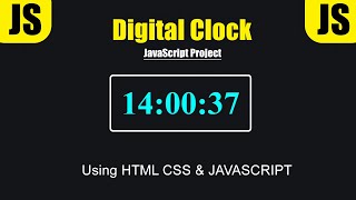 ⏰ Build a Digital Clock Using HTML, CSS & JavaScript: Easy Coding Project for Beginners | MZCode01