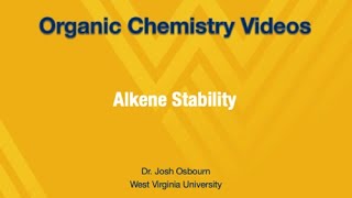 Alkene Stability