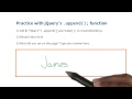 .append() Solution - JavaScript Basics