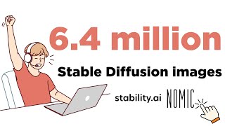 6.4 million Stable Diffusion images, searchable via Nomic.ai Visual Atlas