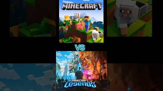 Minecraft VS Minecraft Legends #viral #minecraft #shorts