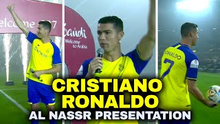 The Moment Cristiano Ronaldo was Unveiled as an Al Nassr Player for the First Time