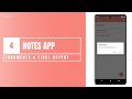 Notes App (MVVM + ROOM Database) in Android Studio using Kotlin | Part 4: Fragments & Final Output