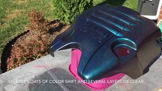 Rust-oleum Color Shift Paint On A ram 1500 Engine Cover