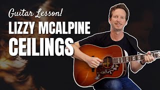 Lizzy McAlpine - Ceilings - Guitar Lesson and Tutorial