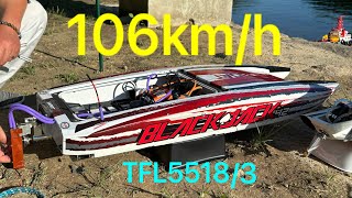 時速106キロ　【BLACK JACK42】　ラジコンボート　RC Boat ブラックジャック