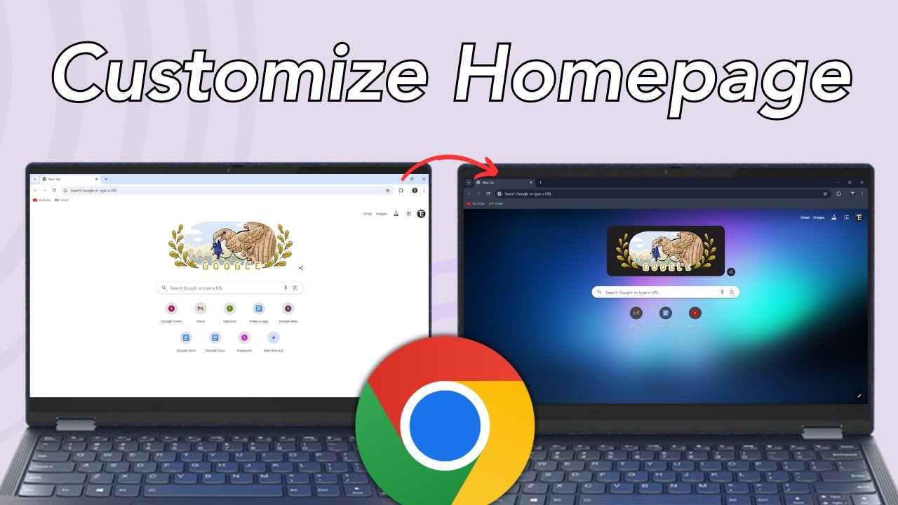 How To Customize Google Chrome Homepage Give A Professional Look