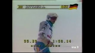 Armin Bittner wins slalom (Hinterstoder 1986)