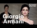 Giorgio Armani Fall 2023 Ready to Wear Fashion Show Runway