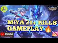 MIYA 21+ KILLS GAMEPLAY🔥#miya #mlbb #Mahendra Ratan Adda #Miya Best Gameplay #miya #miyabhaigaming