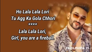 LALA LALA LORI Song Lyrics English Translation | Fazilpuria Deepti | Afsana | Jaani | | New Song