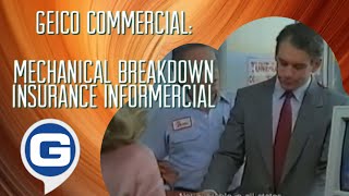 GEICO 90s Commercial - Mechanical Breakdown Insurance Infomercial🛠️🪛 (1992/93)