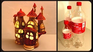 ❣DIY Fairy House Lamp Using Coke Plastic Bottles❣