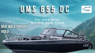 UMS 655 DC - NEW BOAT - FOR SALE - WALKTHROUGH - #boatsforsale #boating #boatwalkthrough