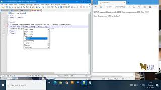 KAWA HTML Tutorial for Beginners 24 sup and sub elements