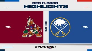 NHL Highlights | Coyotes vs. Sabres - December 11, 2023