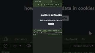 Cookies in Reactjs | set cookies function | #reactjs #javascript #cookies #jwt