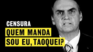 A censura no governo Bolsonaro