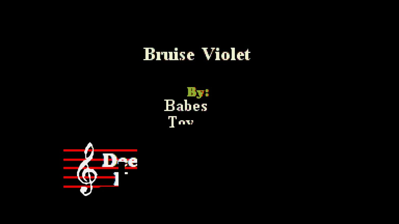 Babes In Toyland - Bruise Violet (Custom Karaoke Video) - YouTube