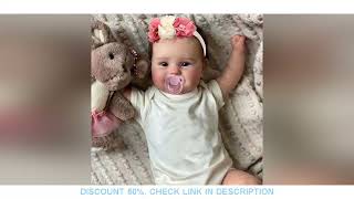 MRB 50CM Full Vinyl Body Girl Waterproof Reborn Doll Maddie Hand-Detailed Painted Visible Veins Life