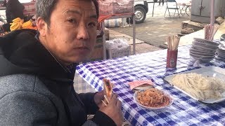 两个肉夹馍加两碗调凉皮，泥土哥一会就扫光，清香想吃没有份 【泥土的清香】