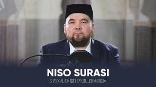 Niso surasi | Shayx Alijon qori