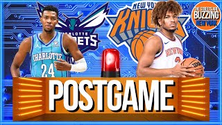 KNICKS 4-0 HORNETS POSTGAME Dadiet Pops👀 Hukporti 🔨TKO, Payne Active, Achiuwa Hot, Shamet Injury