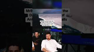 MrBeast almost leaks the DARK untold of Antarctica and ice ball #mrbeast #mrbeastshorts #support