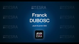 Jeudi de l'ESRA - Franck Dubosc