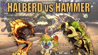 [MHXX] Ｇ★４ Halberd vs Hammer | Duramboros and Agnaktor Hunt