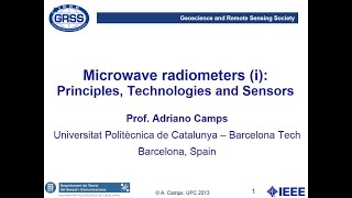 5. Microwave Radiometers: Principles, Technologies and Sensors