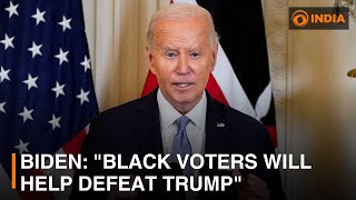 Biden: "Black voters will help defeat Trump" | More updates | DD India News Hour