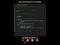 Find the Factorial of a Number in Python | Python Examples | Python Coding Tutorial | Interview
