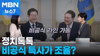 [정치톡톡] 비공식 특사가 조율? / \