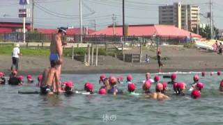 第60回館山水泳合宿1日目（和光中）