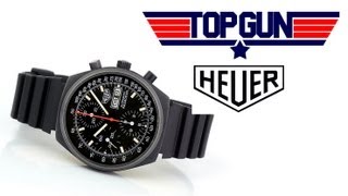 Heuer Pasadena Rare Mens Watch Black PVD Vintage 750.501 Orfina Top Gun